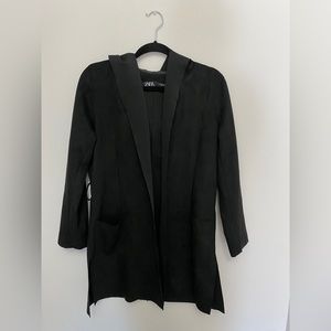 ZARA Black Velvet Jacket
